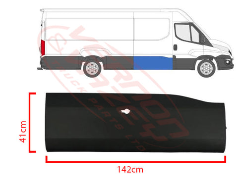 20811PS-10 - PROTECTIVE STRIP - SLIDING DOOR LOWER - R/H - IVECO DAILY 2014-