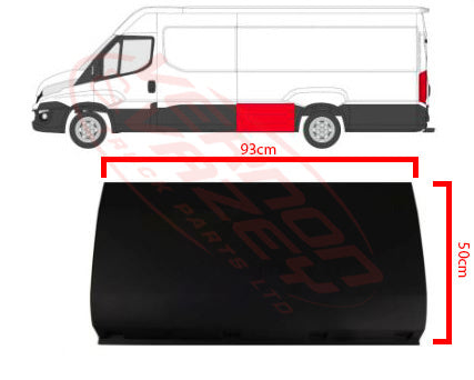 20811PS-11 - PROTECTIVE STRIP - FRONT OF REAR WHEEL - L/H - IVECO DAILY 2014-