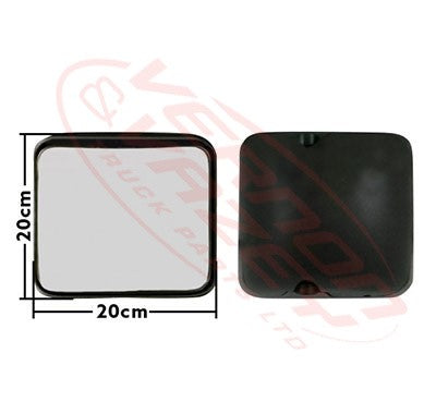 3186216-50 - MIRROR HEAD - L=R - SPOTER HEATED - HINO 700 SERIES 2002-