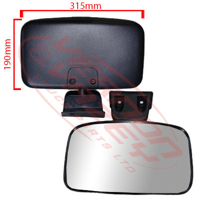 3192016-50 - KERB SIDE MIRROR - L/H - DOWNWARD FACING - HINO RANGER 500 2015-