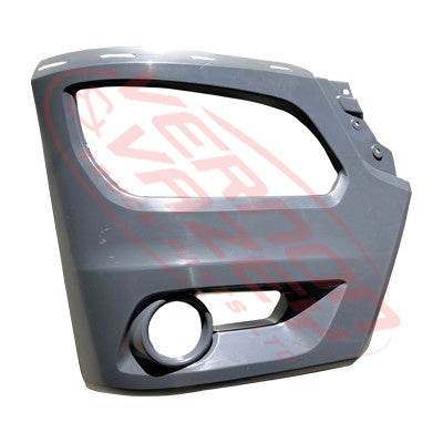 3192090-76 - FRONT BUMPER END - R/H - HIGH - W/HOLE FOR UPPER TRIM - WIDE - HINO RANGER 500 2017- FM, GH (3 STEP TYPE)