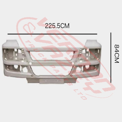 3310090-03 - FRONT BUMPER - WHITE - TGS - MAN TGS 2007-2014