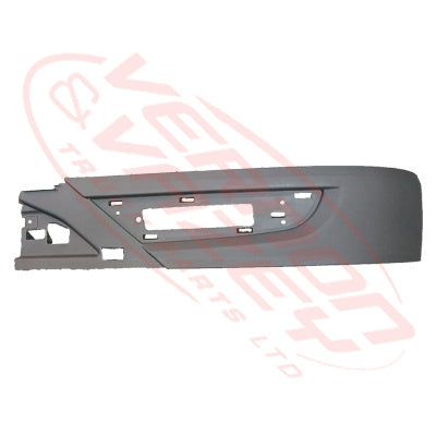3575290-53 - FRONT BUMPER APRON - L/H - 180mm HIGH - WITH HOLE - MERCEDES BENZ ACTROS - MP3 - MEGA