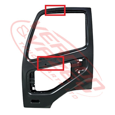 3787110-03 - FRONT DOOR SHELL - L/H - WITH MIRROR HOLES & LOWER GLASS - MITSUBISHI FIGHTER 2006-