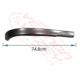 3788290-22 - FRONT BUMPER APRON - R/H (EDP) - HIGH/ LOW - MITSUBISHI SHOGUN 360/400/460/510 2017-
