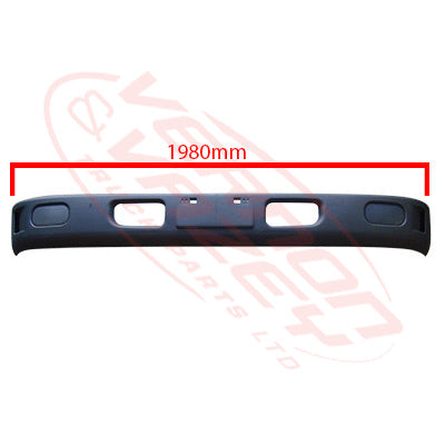3798090-00 - FRONT BUMPER - WIDE CAB - W/FOG COVERS - MITSUBISHI CANTER FE5/FE6 1994-