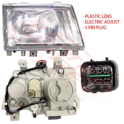 3798194-86 - HEADLAMP - R/H - PLASTIC LENS - ELECTRIC ADJUSTOR - MITSUBISHI CANTER FE7/FE8 2005-