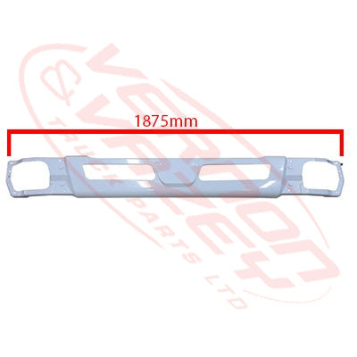 3798290-00W - FRONT BUMPER - WIDE - 270MM DEEP - WHITE - MITSUBISHI CANTER FEB / FEC 2011- 2018