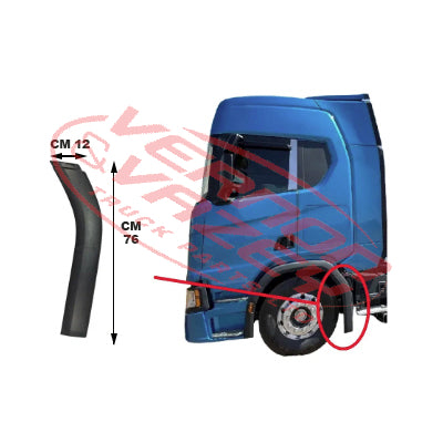 6594152-13 - GUARD EXTENSION - L/H - WITHOUT BLINKER HOLE - SCANIA P/R TRUCK - 2017-
