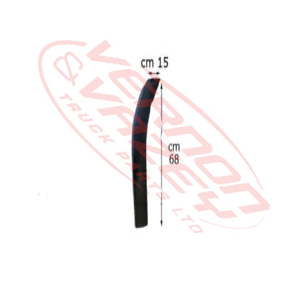 6594152-20 - MUDGUARD EXTENSION FRONT - R/H REAR - WITHOUT BLINKER HOLE - SCANIA G/P TRUCK - 2017-