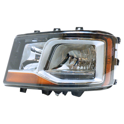 6594194-01 - HEADLAMP - L/H - ELECTRIC - W/LED - SCANIA P/R TRUCK - 2017- AMBER SIDE & BOTTOM