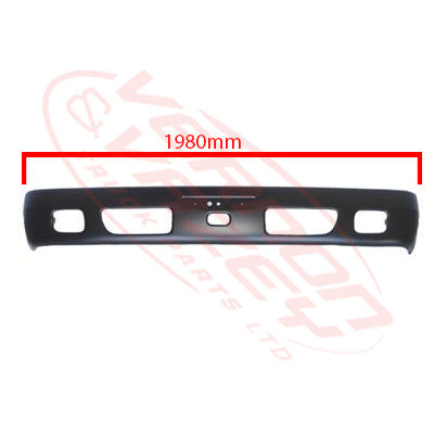8187090-5 - FRONT BUMPER - WIDE - STEEL 1980 X 220 MM - TOYOTA DYNA XZU3 / XZU4 2000-