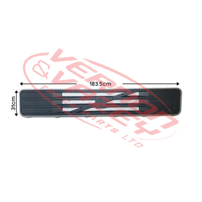 9010099-0 - FRONT GRILLE - UPPER - VOLVO FM - 1995-