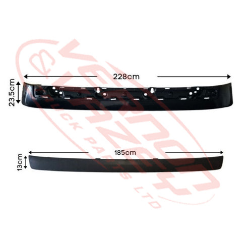 9013170-02 - SUN VISOR - INNER & OUTER COMPLETE - VOLVO FH 2013-