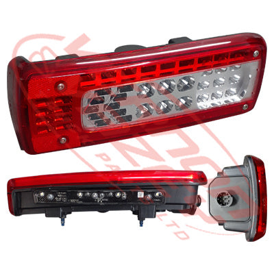 9013198-03 - REAR LAMP - L/H - RIGID FM - WITH NUMBER PLATE LIGHT - VOLVO FM 2013-