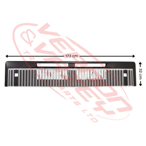 9014020-06 - FRONT PANEL GRILLE - WATERFALL STYLE - VOLVO FH 2020-
