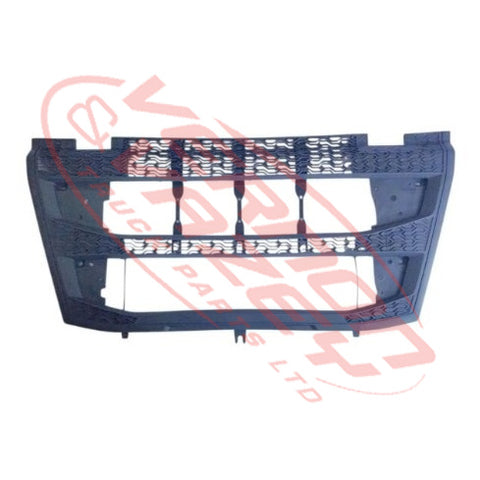9014099-03 - LOWER GRILLE FRAME - PRISMATIC STYLE - WITH BRACKETS (BETWEEN HEADLAMPS)* - VOLVO FH 2020-