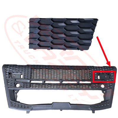 9014120-31 - FRONT PANEL GRILLE - UPPER GARNISH - L/H - VOLVO FM 2020-