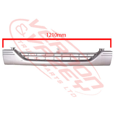1684099-42 - GRILLE - CENTRE - WIDE - SILVER - 2 BAR - 2000-2005 - NISSAN MK/LK/PK 1994-