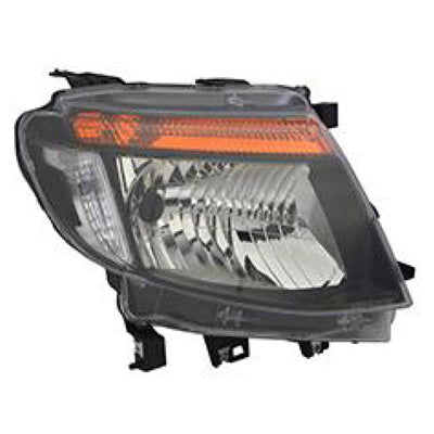 2588294-04 - HEADLAMP - R/H - WILDTRACK MANUAL - BLACK - FORD RANGER 2012-