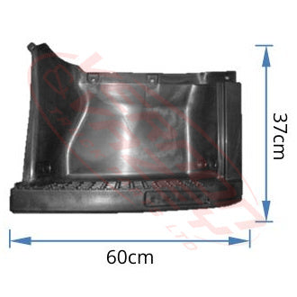 3092004-08 - STEP PANEL - UPPER - R/H - PLASTIC STEP - WIDE - ISUZU FT/FV/FX/GX  2008-