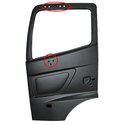 3186210-03 - FRONT DOOR SHELL - L/H - W/MIRROR HOLES - HINO 700 SERIES 2002-
