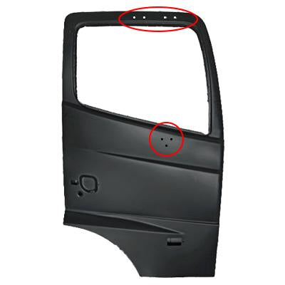 3186210-04 - FRONT DOOR SHELL - R/H - W/MIRROR HOLES - HINO 700 SERIES 2002-