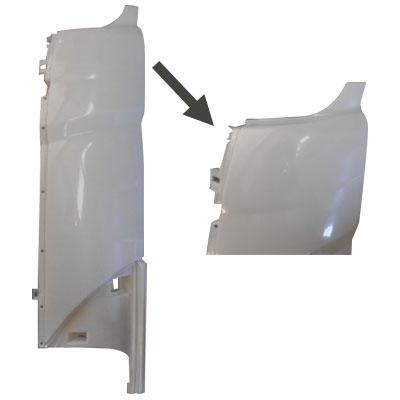 3186224-01 - FRONT CORNER PANEL - L/H - W/O MIRROR - HINO 700 SERIES 2002-