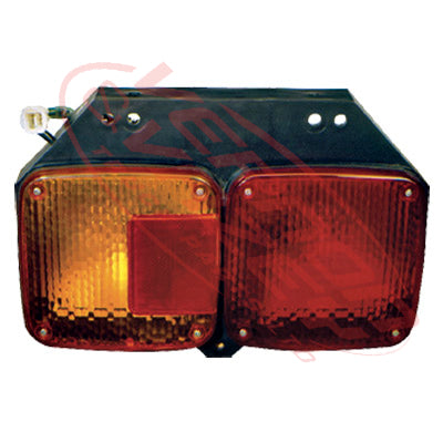 3187098-1 - REAR LAMP - L/H - W/SQUARE SOCKET - HINO GH/FM/FH/FF/FE/FD/GD/FT/GT 1990-