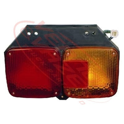 3187098-2 - REAR LAMP - R/H - W/SQUARE SOCKET - HINO GH/FM/FH/FF/FE/FD/GD/FT/GT 1990-