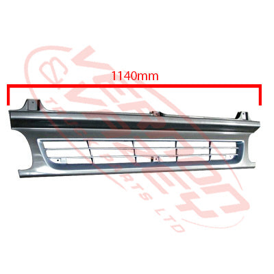 3187099-20 - GRILLE - SILVER/GREY - WIDE    1996 - 2002 - HINO FF/FG/FM/GH
