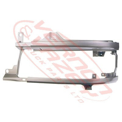3187099-61 - HEADLAMP BEZEL - L/H - SILVER/GREY 1998- - HINO GH/FM/FH/FF/FE/FD/GD/FT/GT 1990-