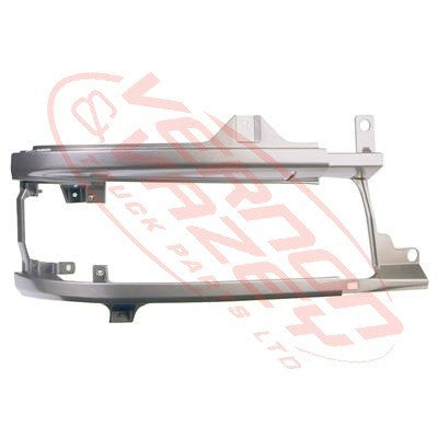 3187099-62 - HEADLAMP BEZEL - R/H - SILVER/GREY 1998- - HINO GH/FM/FH/FF/FE/FD/GD/FT/GT 1990-