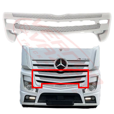 3575399-05 - FRONT GRILLE INSERT (BETWEEN HEADLAMPS) - MERCEDES BENZ ACTROS - MP4 - MEGA