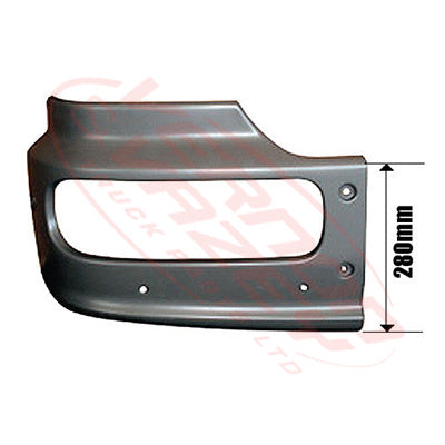 3576091-22 - FRONT BUMPER END - LOW CAB - R/H - MERCEDES BENZ ATEGO