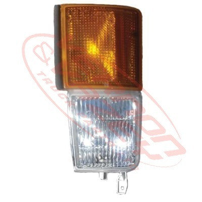 3787097-7 - CORNER LAMP - AMBER/CLEAR - L/H - 2002- - MITSUBISHI FM615/FK516 1994-