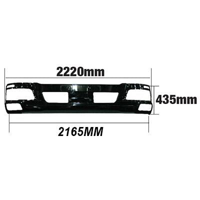 3787190-11 - FRONT BUMPER - W/FOG LAMP - WIDE/DEEP - MITSUBISHI FIGHTER 2011-  H/L IN BUMPER