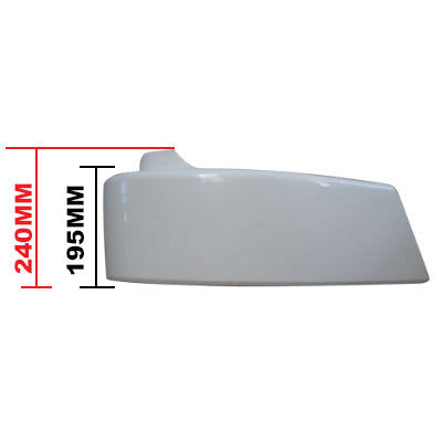 3787190-24 - FRONT BUMPER GARNISH - R/H - 240MM HIGH - MITSUBISHI FIGHTER 2006-  H/L IN CORNER PANEL - FK