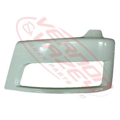 3787190-25 - FRONT BUMPER GARNISH - L/H - 320mm HIGH - DEEP - MITSUBISHI FIGHTER 2006-  H/L IN BUMPER