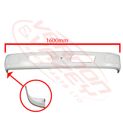 3798190-00 - FRONT BUMPER - N/CAB - W/O FOG LAMP - STEEL - MITSUBISHI CANTER FE7/FE8 2005-