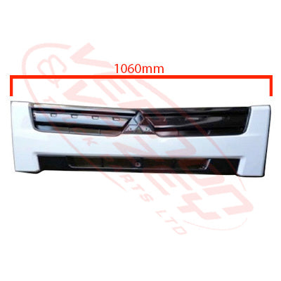 3798299-10 - GRILLE - WHITE/BLACK - NARROW - MITSUBISHI CANTER FE 2011-