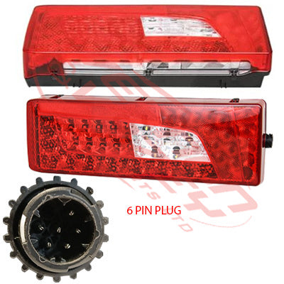 6594198-01 - REAR LAMP - L/H - LED - SCANIA P/R TRUCK - 2017-