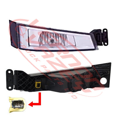 9013194-54 - FOG LAMP - R/H - SINGLE BULB TYPE (2 PIN PLUG) - VOLVO FH 2013- ON /  FM 2013-2021